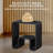 Casainc Riverside Freestanding Solid Surface Bathroom Shower Stool Shower Bench Shower Chair