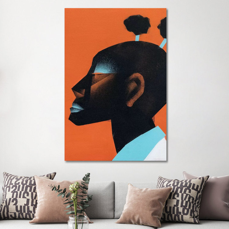 Cabeca II by VCalvento - Print on Canvas, Wrapped Canvas, 101.6 cm H x 66.04 cm W x 3.175 cm D
