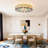 19.7'' Tiffany-style Peacock Tail Shell Ceiling Light