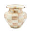 Mocha Check Vase