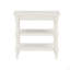 Table de chevet blanche antique