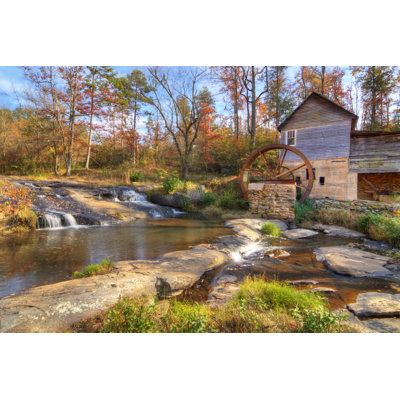 Old Grist Mill - Wrapped Canvas Print