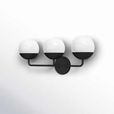 Avoca 3 Light Frosted Dimmable Vanity Light