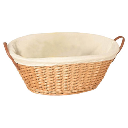 Willow Oval Lining Basket