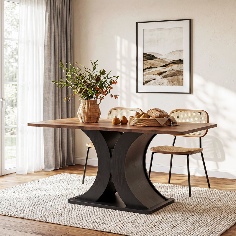 55" Dining Table For 4-6 People