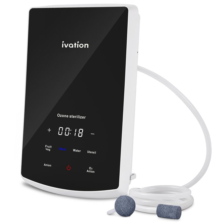 Ivation Tabletop Air Purifier with Ozone Generator Filter for 500