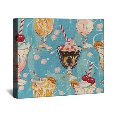 «Milkshake», toile décorative en toile de différentes tailles