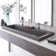 Trough Concrete Handmade Rectangular Drop-in Bathroom Sink