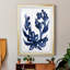 Indigo Brush Blooms I - reproduction de cadre photo-158211148-158211149