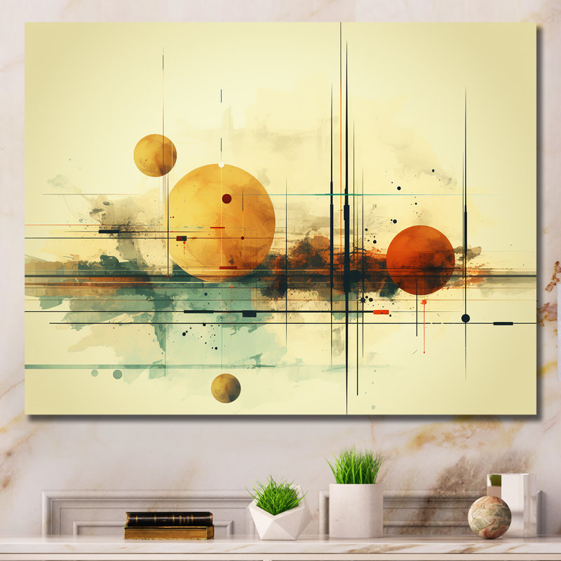 Transcendent Shapes Abstract Collages I - Abstract Collages, art mural, Toile tendue, H 30 po x l 40 po x P 1,5 po