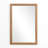 Solid Wood Rope Frame Rectangular Decorative Wall Mirror