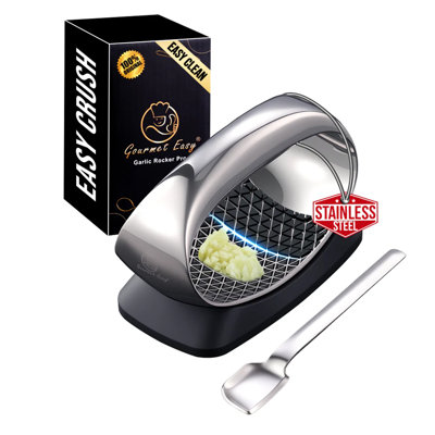 Gourmet Easy Stainless Steel Garlic Press