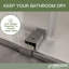 Porte de douche coulissante simple sans cadre de l 56 po à 60 po x H 76 po avec verre trempé épais de type SGCC, fermeture en douceur, film antidéflagrant, nickel brossé -88137687