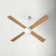 Ball 52'' 4 Blade Ceiling Fan with LED Light Kit