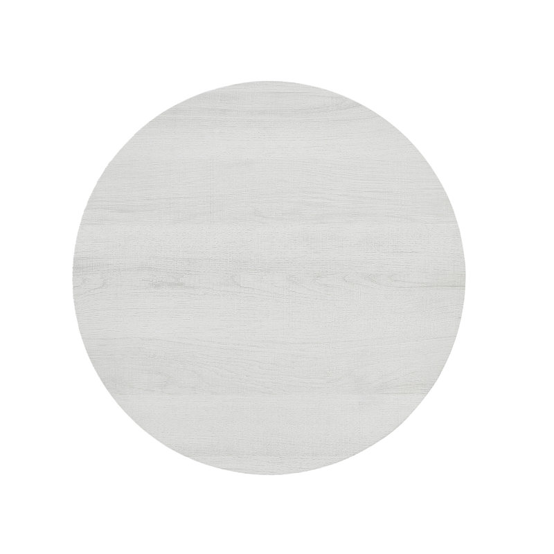 Borga End Table, Black, Off White