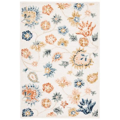 Tapis ivoire / gris Hermine Metro 112