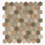Verge Fantasy Glass and Natural Stone Mosaic Sheet Tile-1936643445