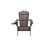 Valdese Pine Foldable Outdoor Adirondack Chair With Ottoman-631855181