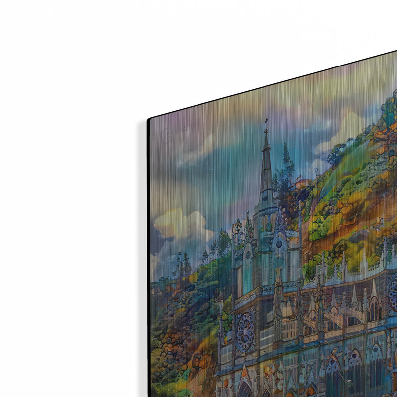 Astoria Grand «Ipiales Columbia Nuestra SenOra De Las Lajas Sanctuary», Pierre Gavidia, 16 po x 24 po, H 24 po x l 16 po