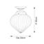 Abington Glass Semi Flush Mount