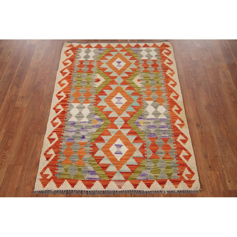 Tapis décoratif South Western Kilim 3 x 4