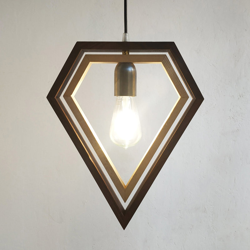 Chesson 1 - Light Oil Geometric Pendant