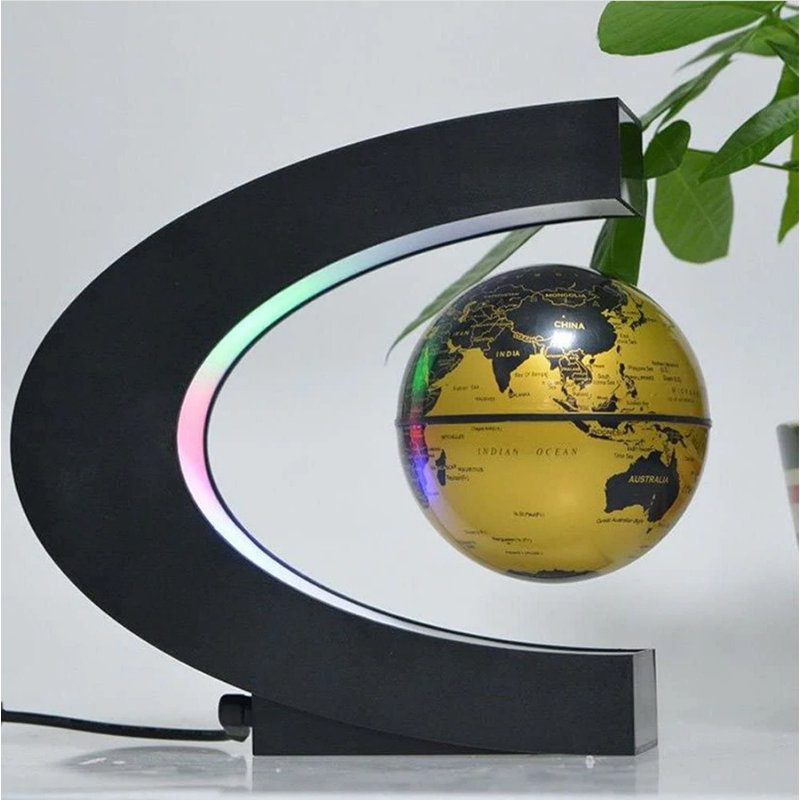 Globe flottant à lévitation magnétique