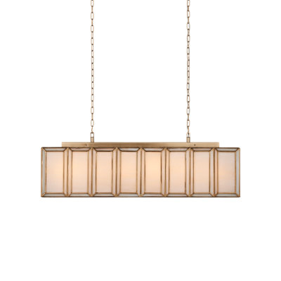 Daze 6 - Light Antique Brass Kitchen Island Pendant