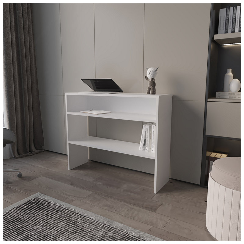 Console Richton, salon, blanc, Blanc