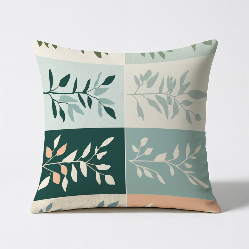 Forest Serenity Indoor And Outdoor Throw Pillow, Square 18"
