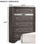Commode et commode à bijoux cachée style contemporain 1Pc-1431177341