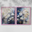 FLORAL Series CECII - Impression encadrée de qualité supérieure - prête à être accrochée - aucun clou requis - aucun clou requis-1882849982-1882849978