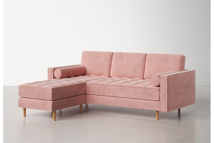 The Lark reversible stationary sofa and chaise sectional.