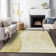 Premium Machine Washable Prisco Gold Rug