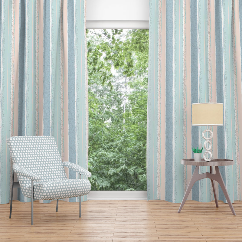 Room Darkening Curtain Pair, 20" W x 52" H