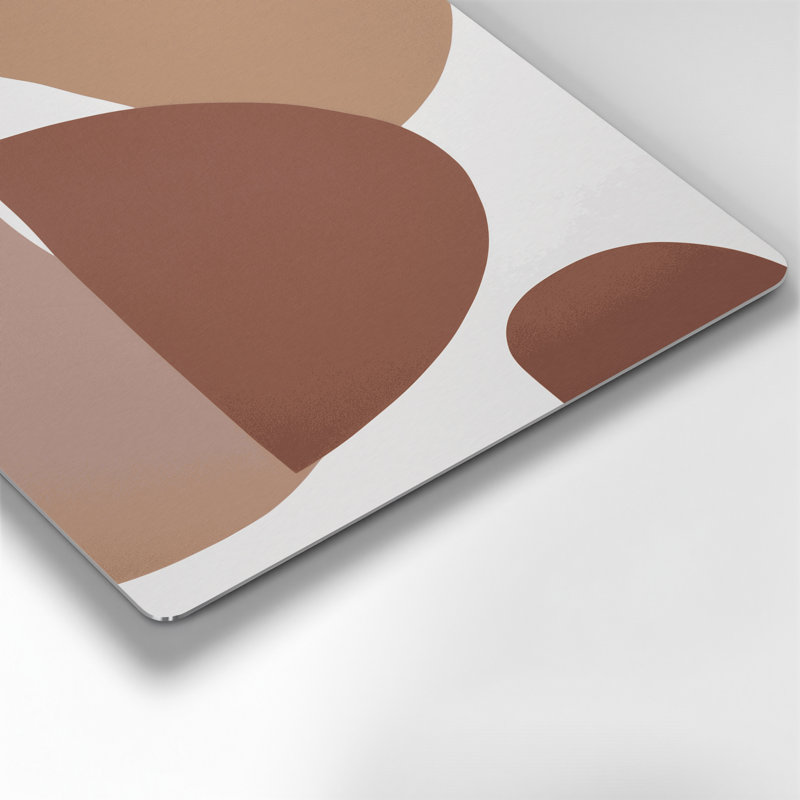 Minimalisme 24, art mural en métal brun, H 16 po x l 20 po