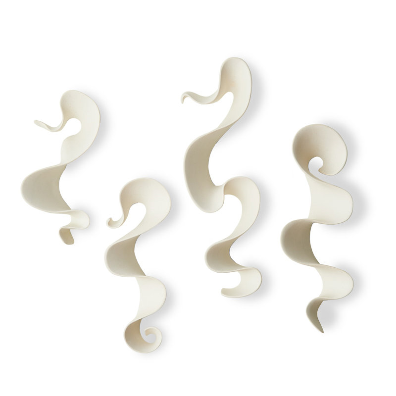 Handmade Ceramic / Porcelain Wall Decor, White
