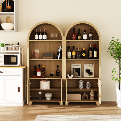 Cardentey Arched Storage Cabinet (Set Of 2) by Red Barrel Studio