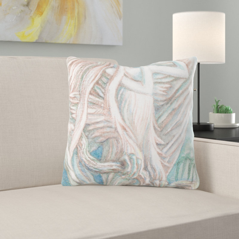 Dule Graphics Throw Pillow, Microsuede, Indoor