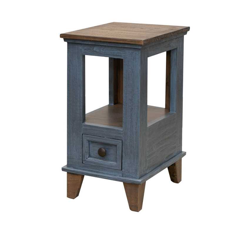 Table de bout avec rangement Capriana, H 25,25 po x l 23,50 po x P 18,50 po