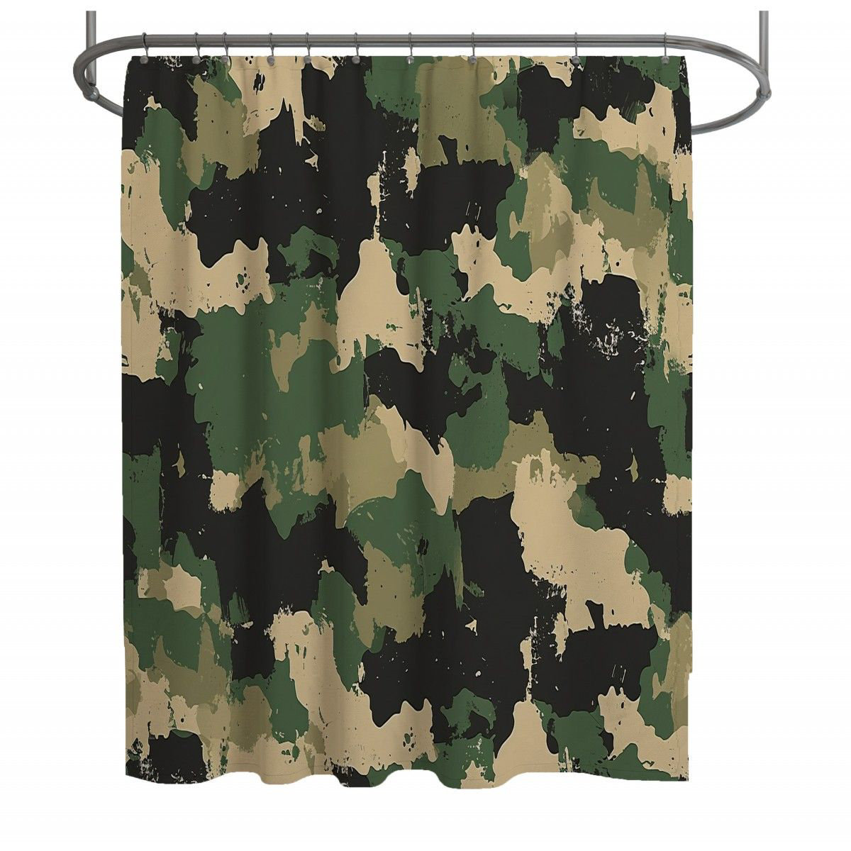 Visiondecor Camouflage Shower Curtain Military Bathroom Decor Wayfair