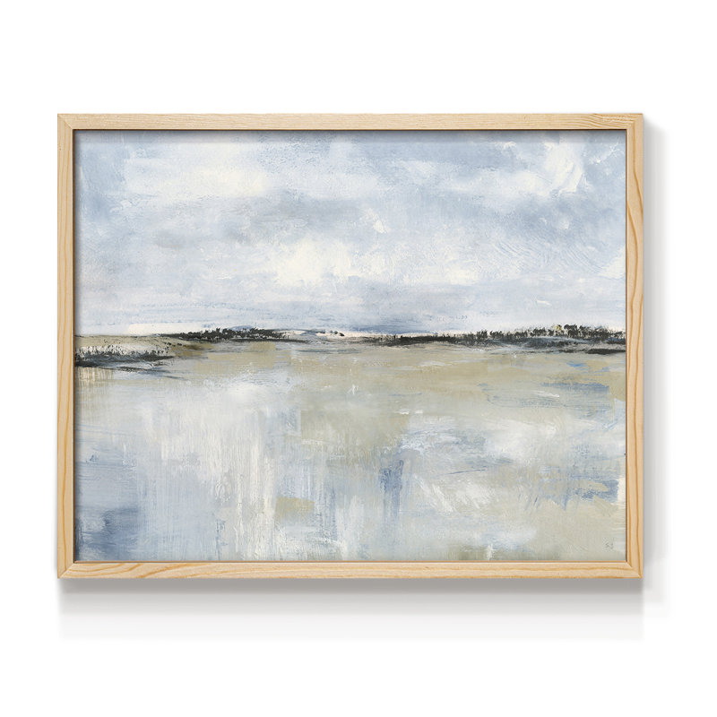 Across the Meadow -Framed Print - Restickable, Natural, 11" H x 14" W