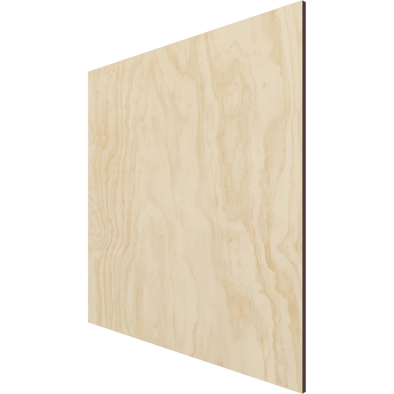 Planche de loisir en bois, Bouleau, H 15,75 po x l 15,75 po x P 0,25 po