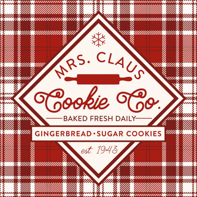 Plaid Holidays IV - rouge