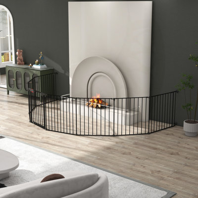 Versatile Adjustable Metal Safety Gate for Various Areas and Purposes
