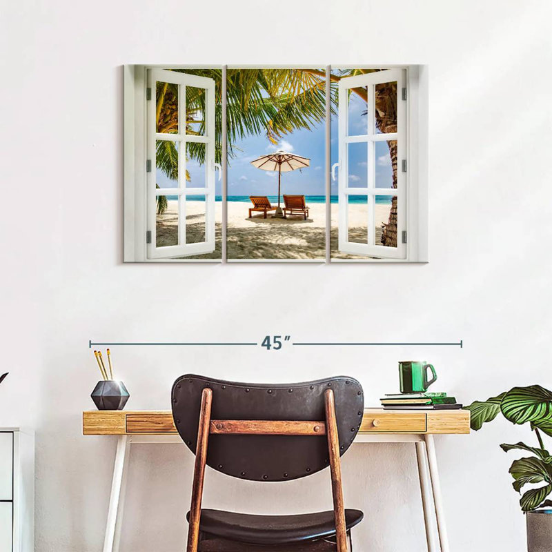 Gillard Beach Window, 24" H x 38" W