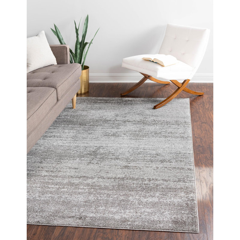Tapis gris Croslin, Rectangle 8 pi x 11 pi