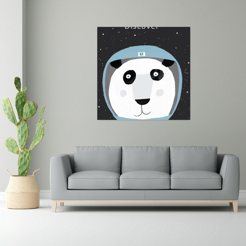 Art mural contemporain de style abstrait, H 48 po x l 48 po