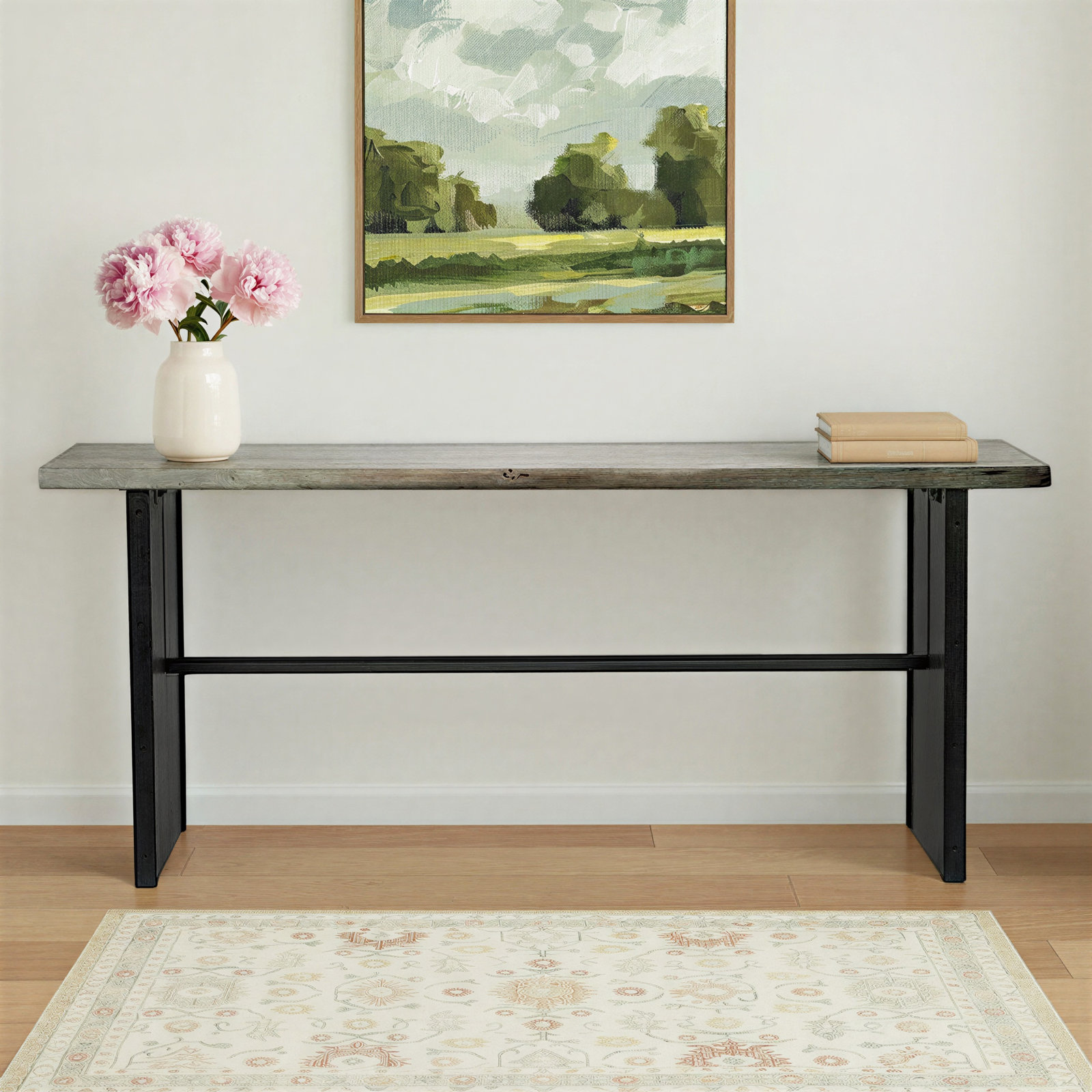 Mayweather 70'' Solid Wood Console Table