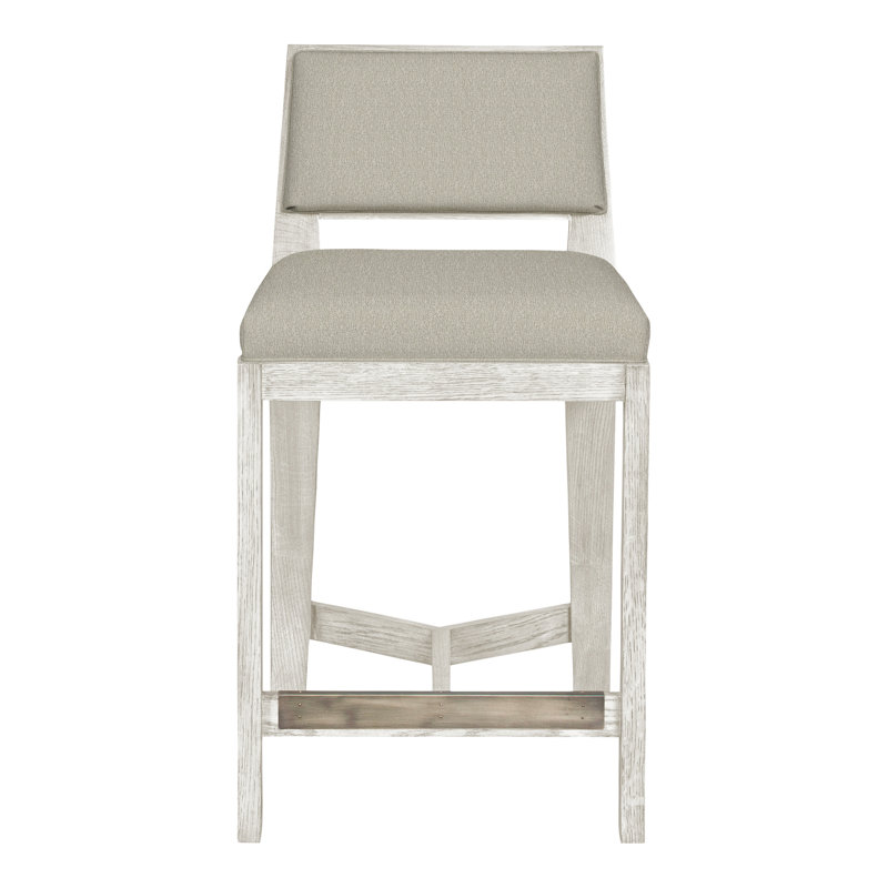 Thom Filicia Solid Wood 32.5" Bar Stool, Casa Blanca, Ian Smoke